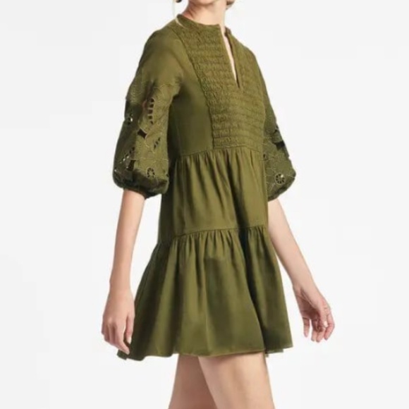 Sachin & Babi Women's Green Kendall Dress | Sz L - Picture 4 of 10